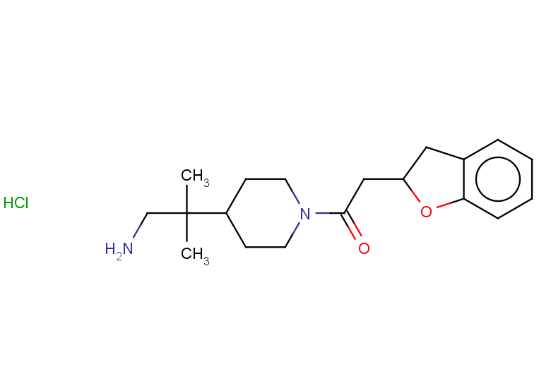 1-[4-(1-amino-2-methylpropan-2-yl)piperidin-1-yl]-2-(2,3-dihydro-1-benzofuran-2-yl)ethan-1-one hydrochloride
