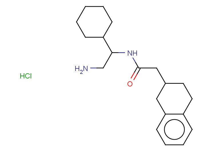 N-(2-amino-1-cyclohexylethyl)-2-(1,2,3,4-tetrahydronaphthalen-2-yl)acetamide hydrochloride