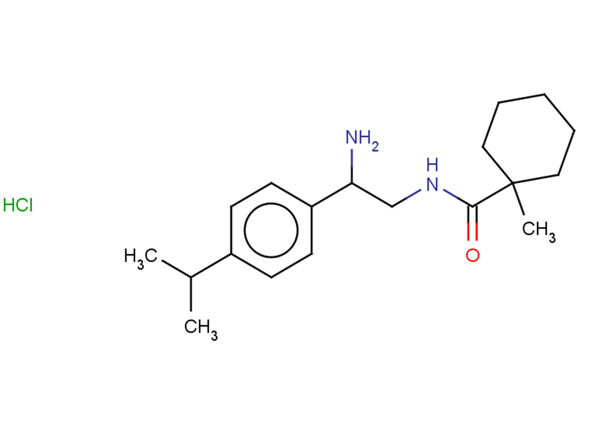 N-{2-amino-2-[4-(propan-2-yl)phenyl]ethyl}-1-methylcyclohexane-1-carboxamide hydrochloride
