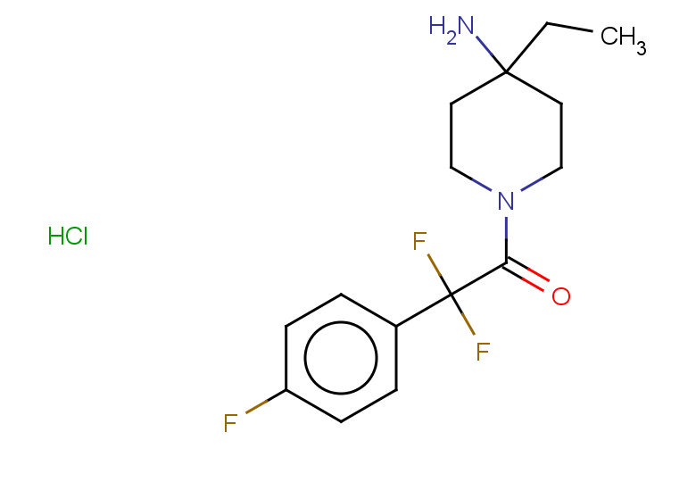 1-(4-amino-4-ethylpiperidin-1-yl)-2,2-difluoro-2-(4-fluorophenyl)ethan-1-one hydrochloride