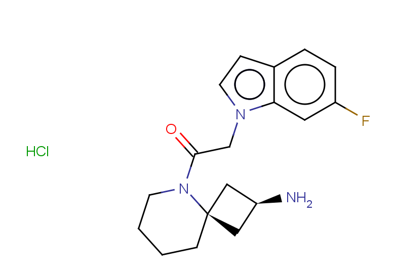 rac-2-(6-fluoro-1H-indol-1-yl)-1-[(2r,4s)-2-amino-5-azaspiro[3.5]nonan-5-yl]ethan-1-one hydrochloride, cis