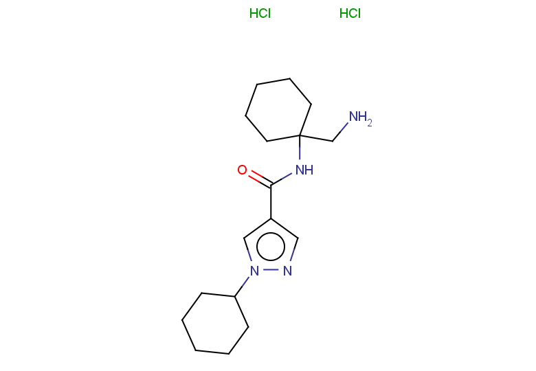 N-[1-(aminomethyl)cyclohexyl]-1-cyclohexyl-1H-pyrazole-4-carboxamide dihydrochloride