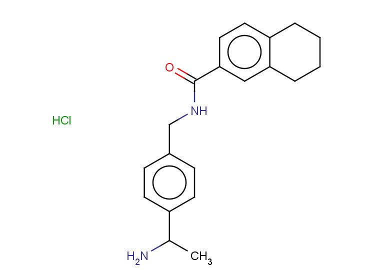 N-{[4-(1-aminoethyl)phenyl]methyl}-5,6,7,8-tetrahydronaphthalene-2-carboxamide hydrochloride