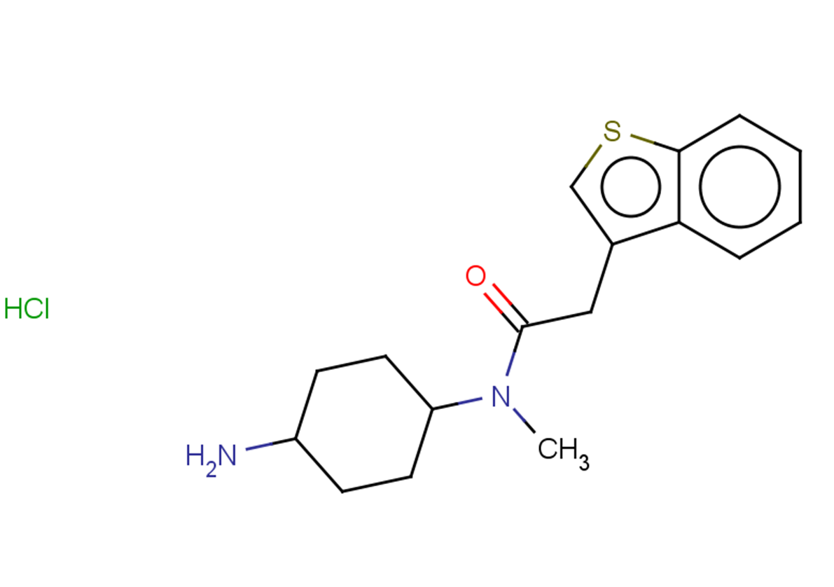 N-(4-aminocyclohexyl)-2-(1-benzothiophen-3-yl)-N-methylacetamide hydrochloride