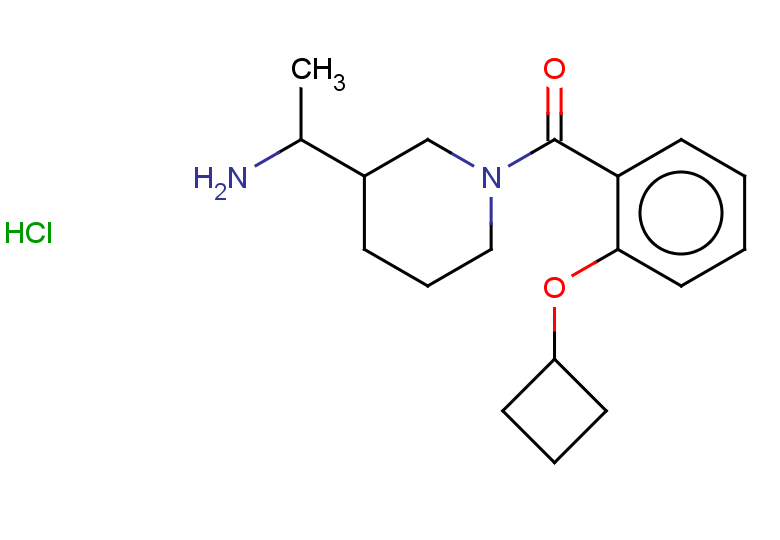 1-[1-(2-cyclobutoxybenzoyl)piperidin-3-yl]ethan-1-amine hydrochloride