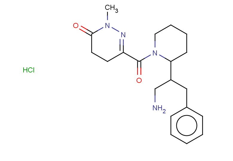 6-[2-(1-amino-3-phenylpropan-2-yl)piperidine-1-carbonyl]-2-methyl-2,3,4,5-tetrahydropyridazin-3-one hydrochloride