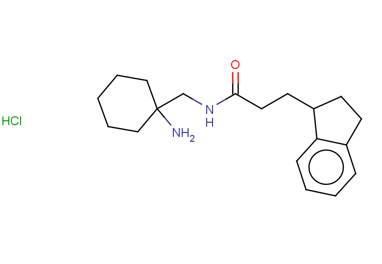 N-[(1-aminocyclohexyl)methyl]-3-(2,3-dihydro-1H-inden-1-yl)propanamide hydrochloride