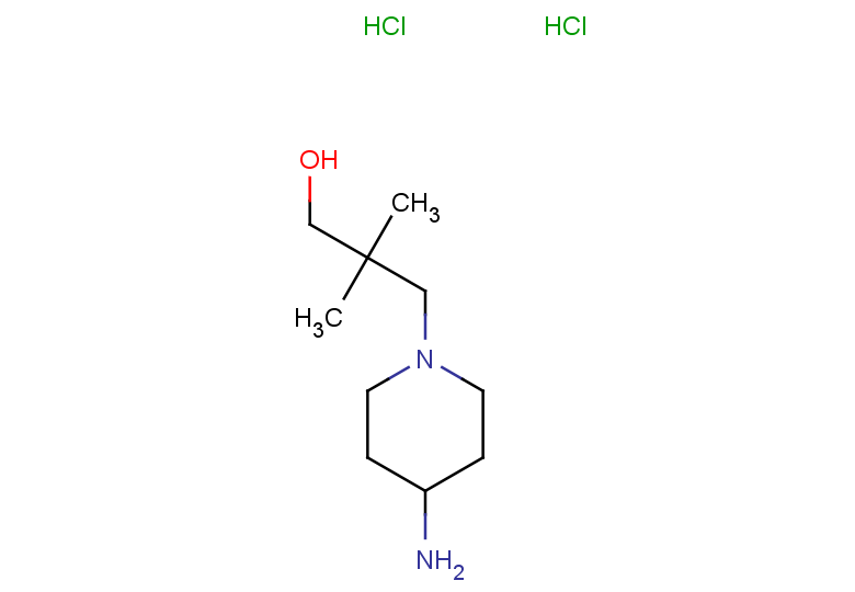 3-(4-aminopiperidin-1-yl)-2,2-dimethylpropan-1-ol dihydrochloride