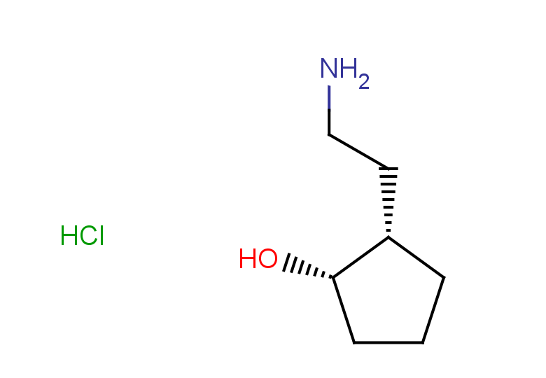 rac-(1R,2R)-2-(2-aminoethyl)cyclopentan-1-ol hydrochloride, cis