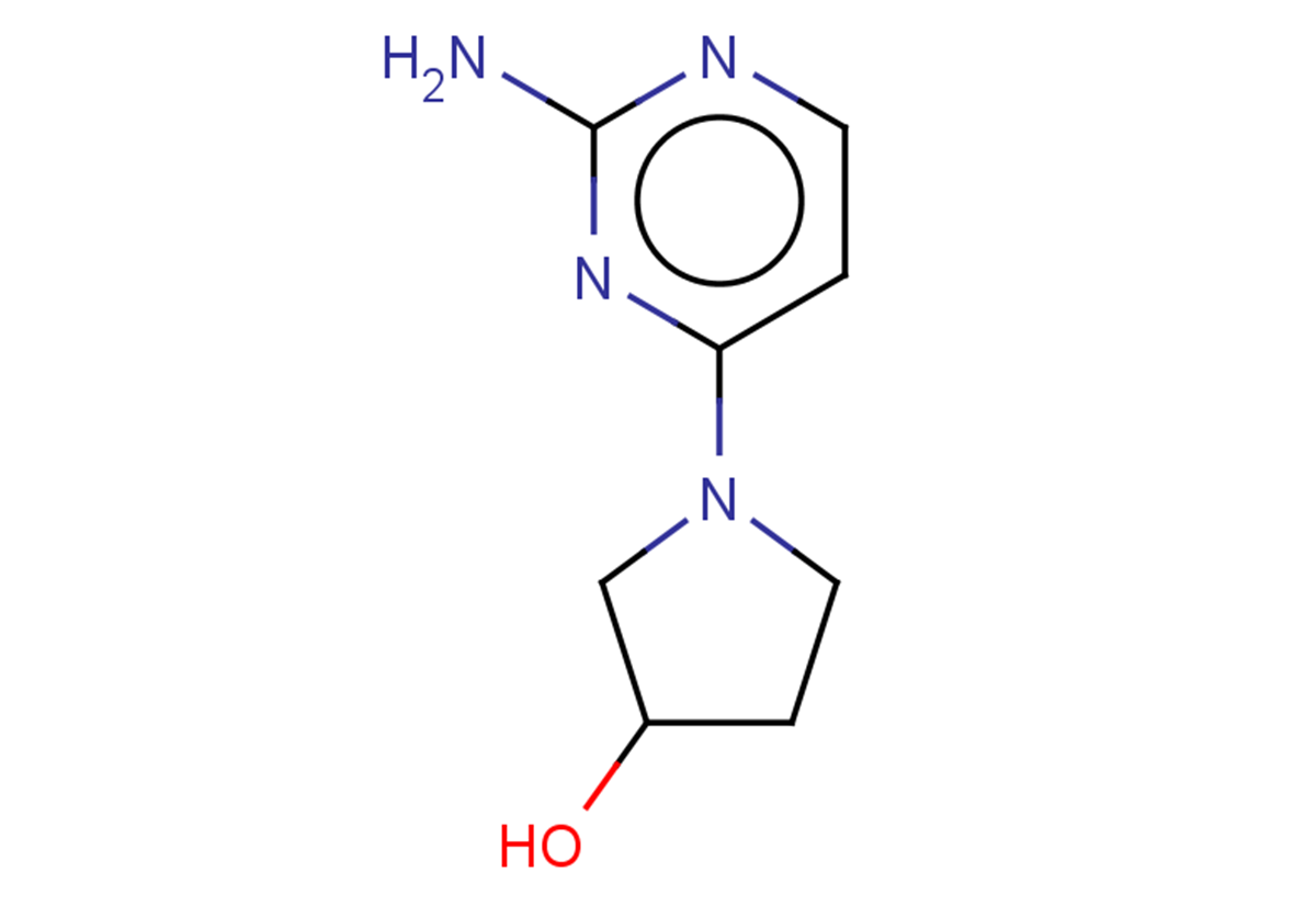 2-amino-4-(3-hydroxypyrrolidino)pyrimidine