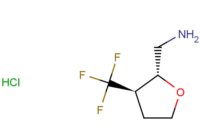 rac-1-[(2R,3R)-3-(trifluoromethyl)oxolan-2-yl]methanamine hydrochloride