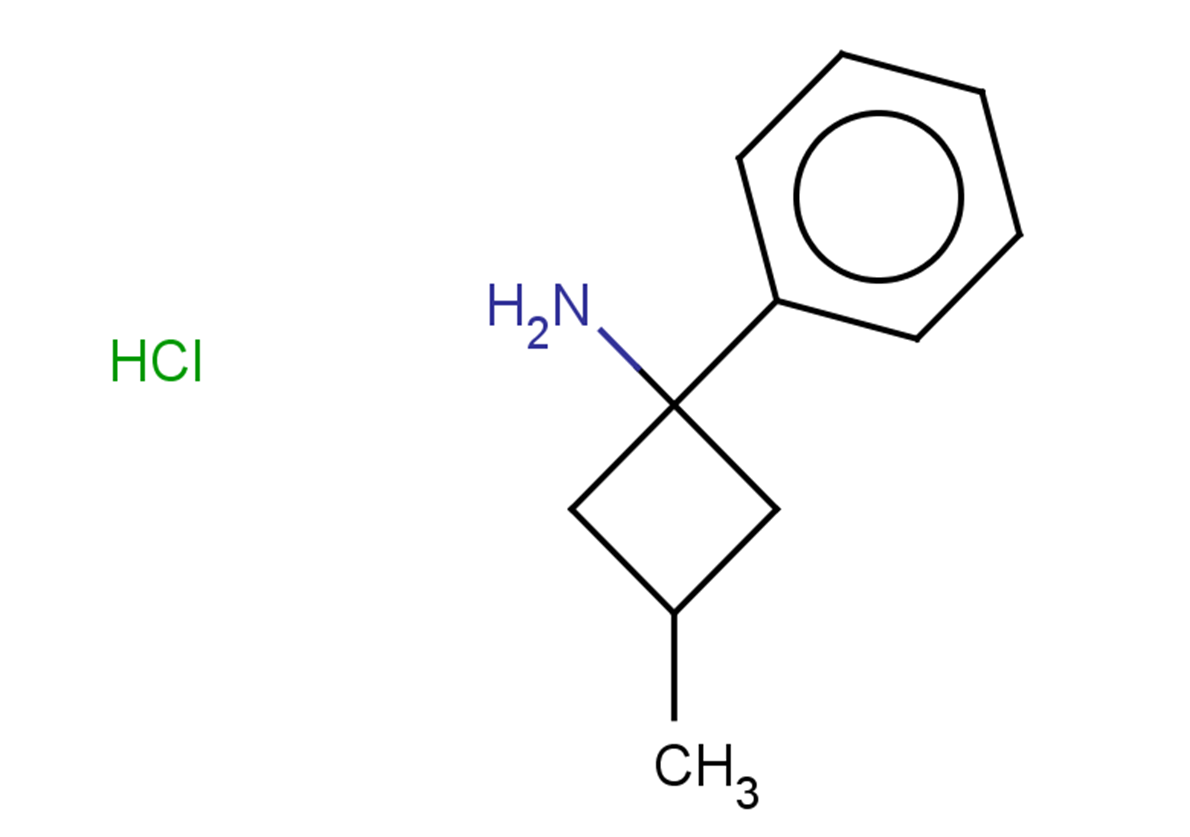 3-methyl-1-phenylcyclobutan-1-amine hydrochloride, Mixture of diastereomers