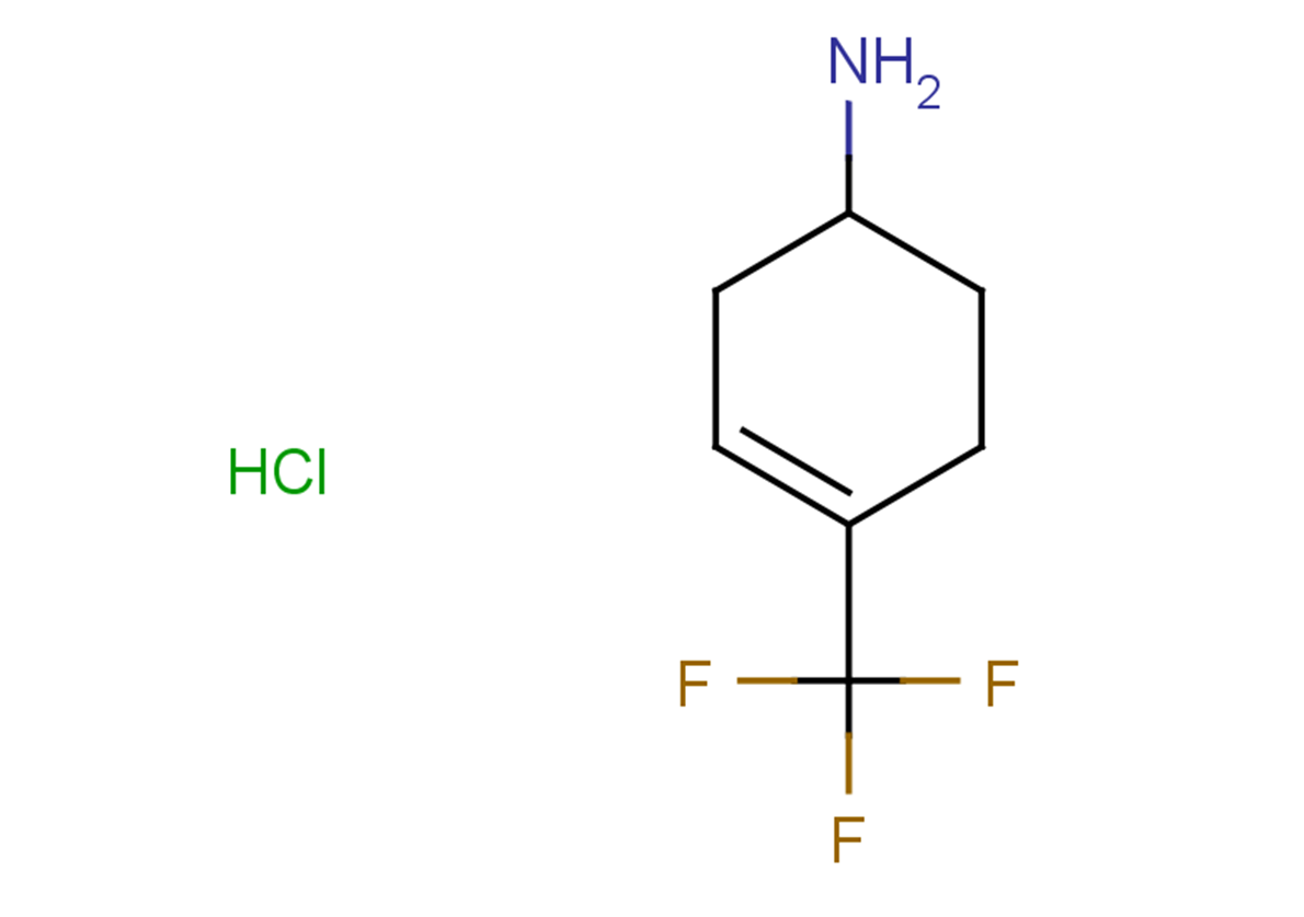 4-(trifluoromethyl)cyclohex-3-en-1-amine hydrochloride