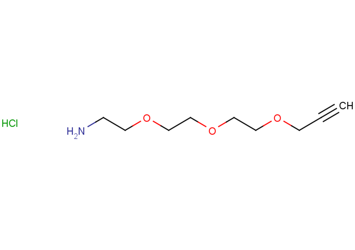 3-{2-[2-(2-aminoethoxy)ethoxy]ethoxy}prop-1-yne hydrochloride