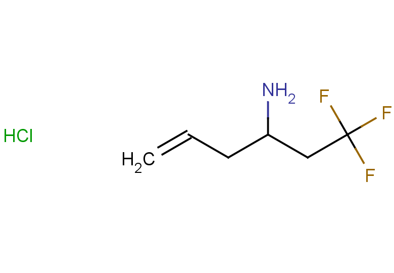 1,1,1-trifluorohex-5-en-3-amine hydrochloride