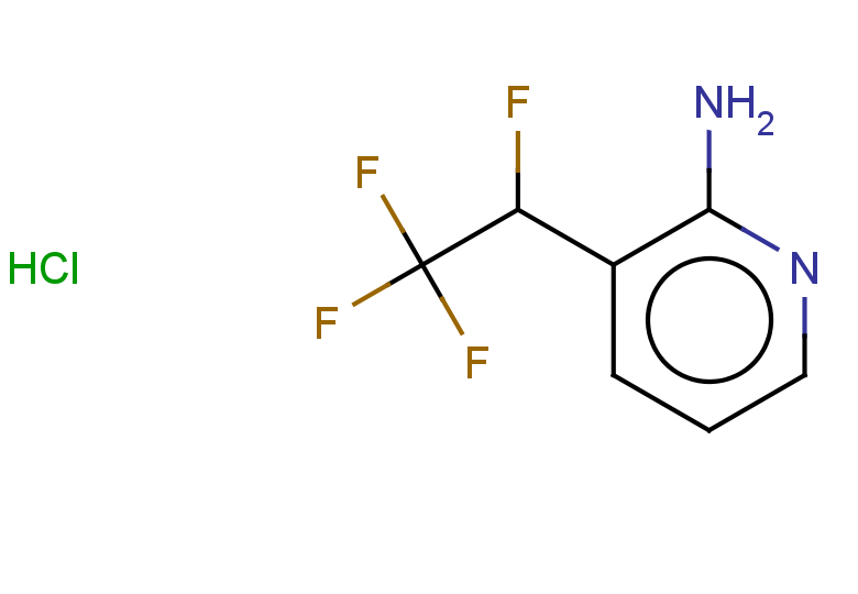 3-(1,2,2,2-tetrafluoroethyl)pyridin-2-amine hydrochloride