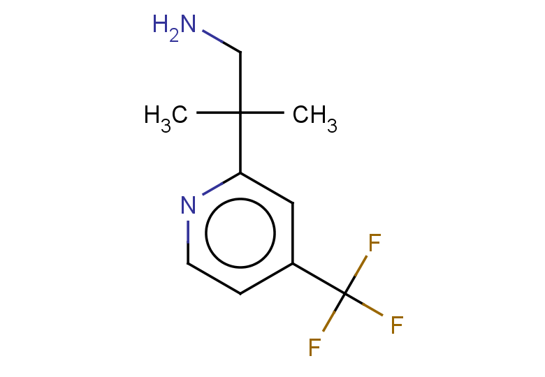 2-methyl-2-[4-(trifluoromethyl)pyridin-2-yl]propan-1-amine