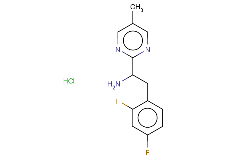 2-(2,4-difluorophenyl)-1-(5-methylpyrimidin-2-yl)ethan-1-amine hydrochloride