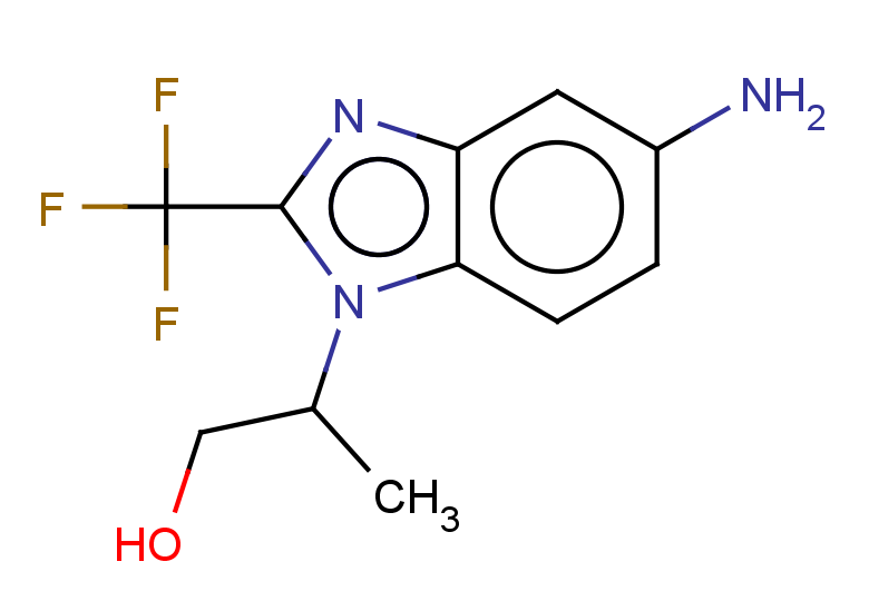 2-[5-amino-2-(trifluoromethyl)-1H-1,3-benzodiazol-1-yl]propan-1-ol