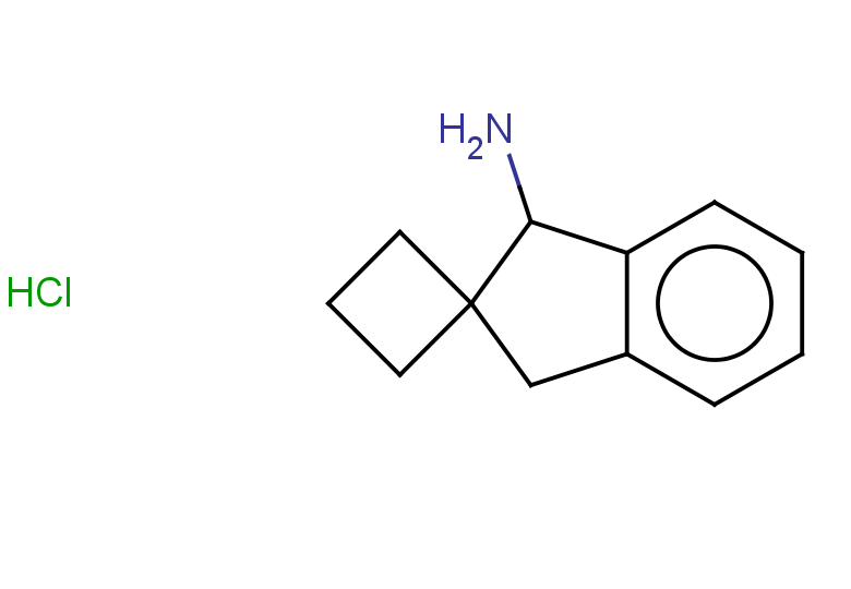 1',3'-dihydrospiro[cyclobutane-1,2'-inden]-3'-amine hydrochloride