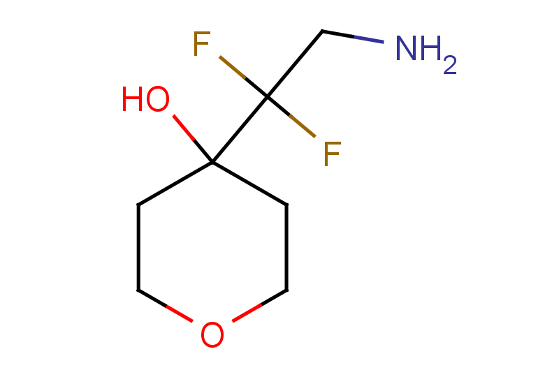 4-(2-amino-1,1-difluoroethyl)oxan-4-ol