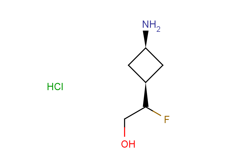 rac-2-fluoro-2-[(1s,3s)-3-aminocyclobutyl]ethan-1-ol hydrochloride, cis
