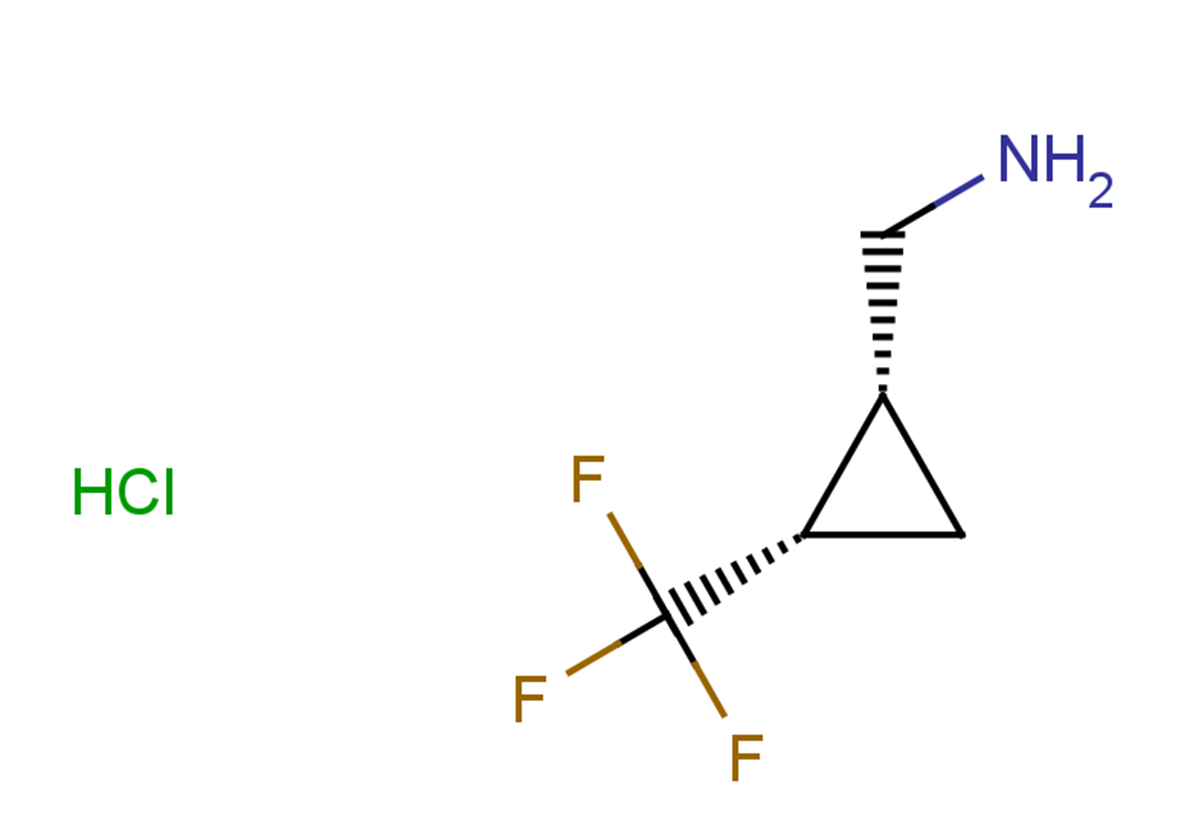 rac-1-[(1R,2S)-2-(trifluoromethyl)cyclopropyl]methanamine hydrochloride, cis