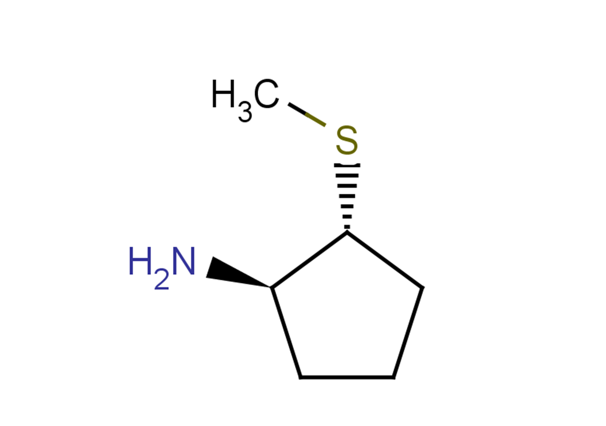 rac-(1R,2R)-2-(methylsulfanyl)cyclopentan-1-amine, trans