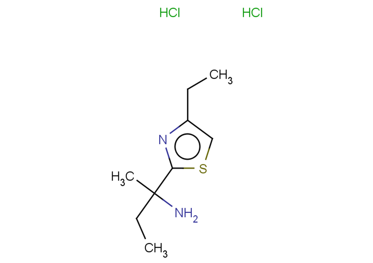2-(4-ethyl-1,3-thiazol-2-yl)butan-2-amine dihydrochloride
