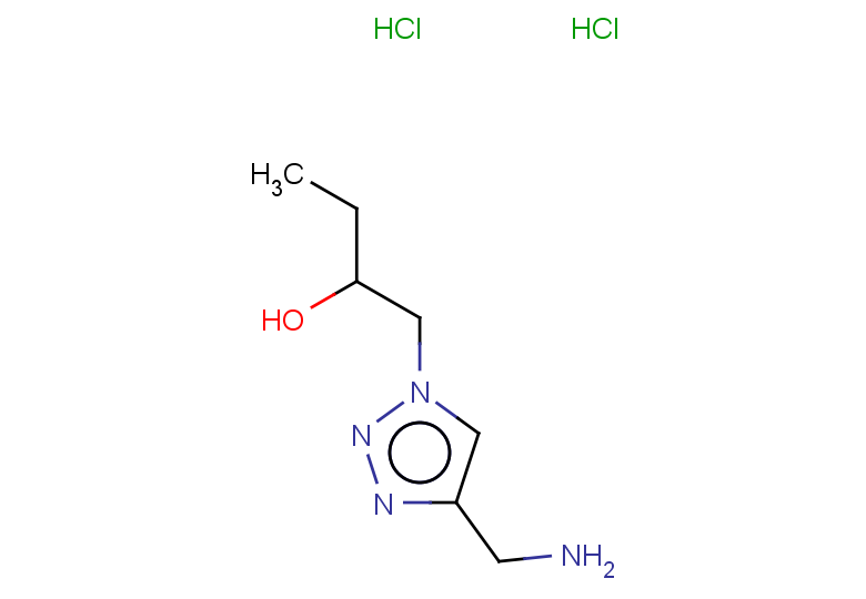 1-[4-(aminomethyl)-1H-1,2,3-triazol-1-yl]butan-2-ol dihydrochloride