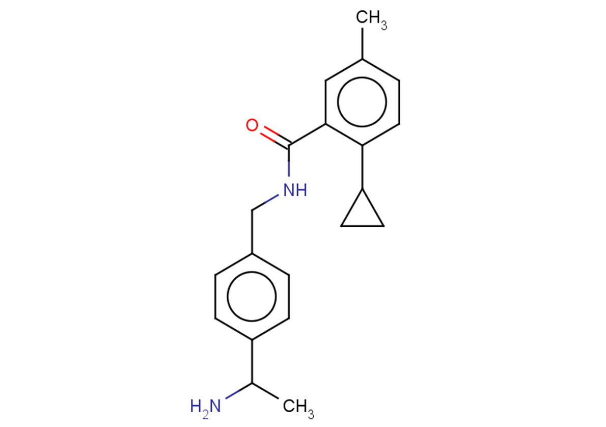 N-{[4-(1-aminoethyl)phenyl]methyl}-2-cyclopropyl-5-methylbenzamide