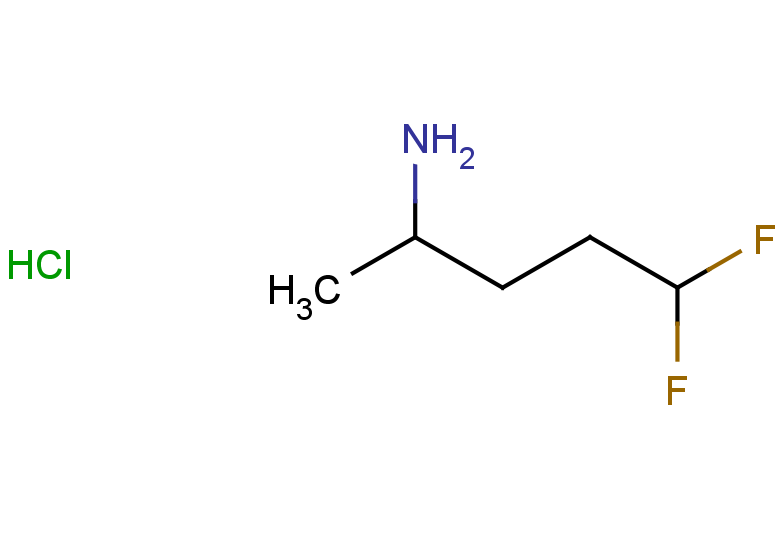 5,5-difluoropentan-2-amine hydrochloride