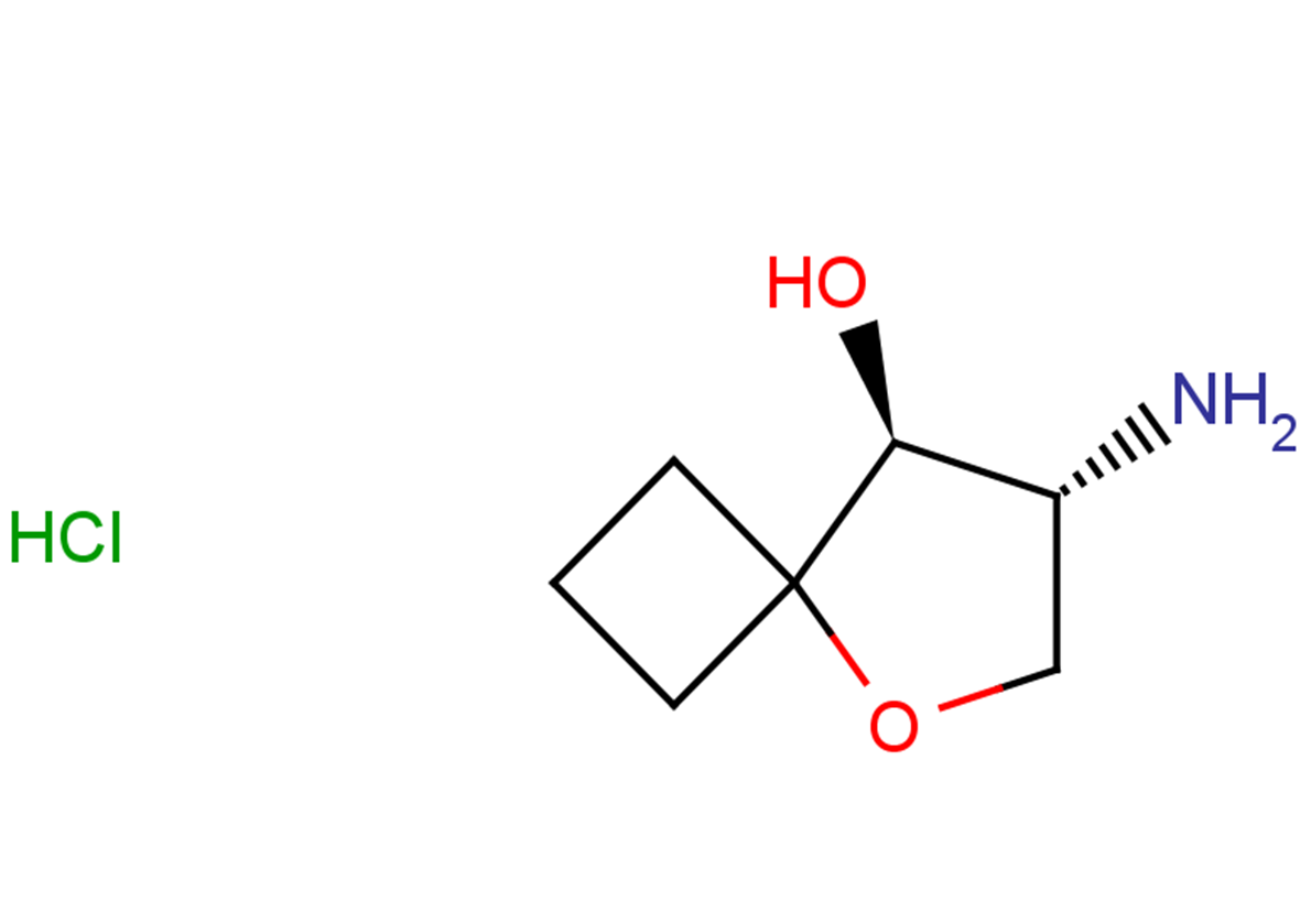 rac-(7R,8S)-7-amino-5-oxaspiro[3.4]octan-8-ol hydrochloride, trans