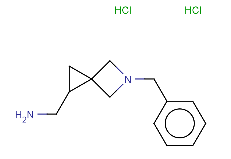 1-{5-benzyl-5-azaspiro[2.3]hexan-1-yl}methanamine dihydrochloride
