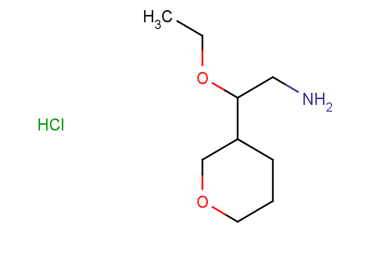 2-ethoxy-2-(oxan-3-yl)ethan-1-amine hydrochloride