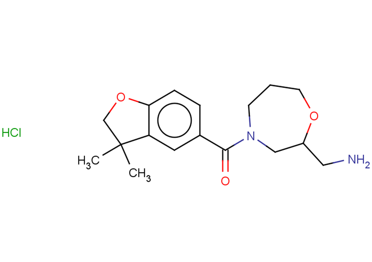 1-[4-(3,3-dimethyl-2,3-dihydro-1-benzofuran-5-carbonyl)-1,4-oxazepan-2-yl]methanamine hydrochloride