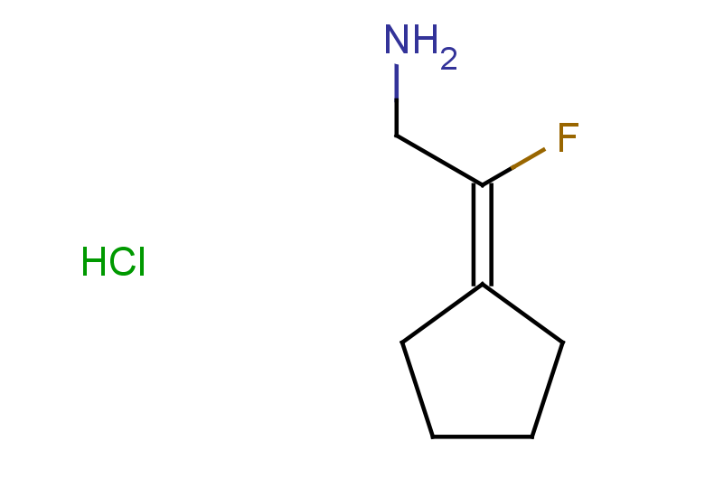2-cyclopentylidene-2-fluoroethan-1-amine hydrochloride
