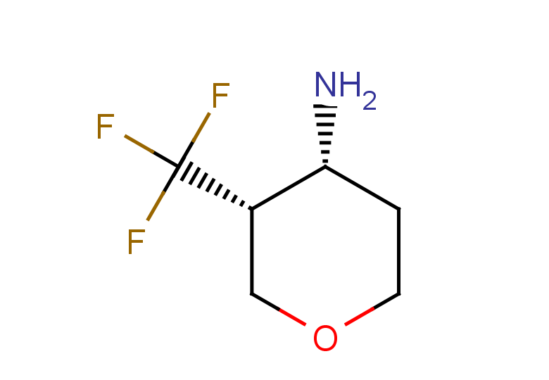 rac-(3R,4R)-3-(trifluoromethyl)oxan-4-amine, cis
