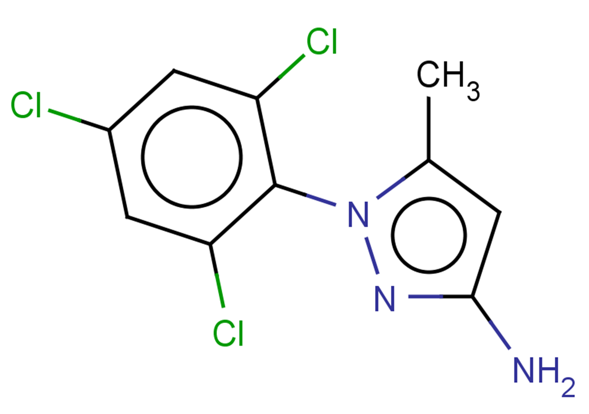 5-methyl-1-(2,4,6-trichlorophenyl)-1H-pyrazol-3-amine