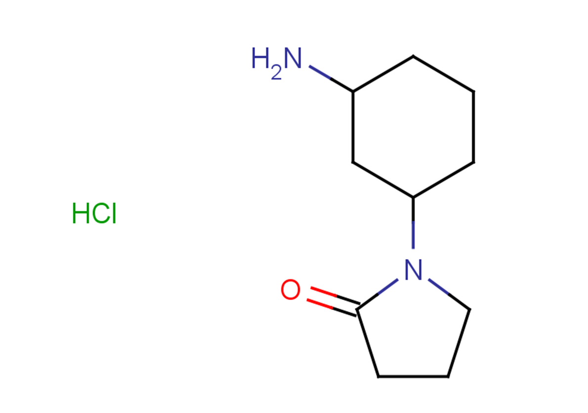 1-(3-aminocyclohexyl)pyrrolidin-2-one hydrochloride, Mixture of diastereomers