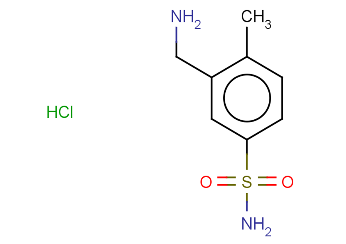 3-(aminomethyl)-4-methylbenzene-1-sulfonamide hydrochloride