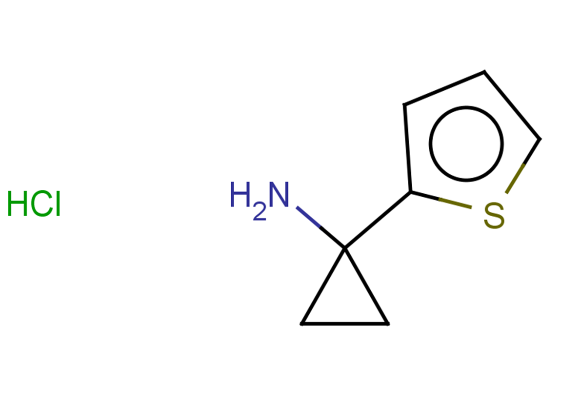 1-(thiophen-2-yl)cyclopropan-1-amine hydrochloride