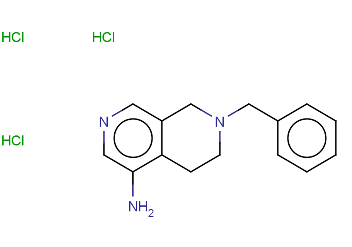 7-benzyl-5,6,7,8-tetrahydro-2,7-naphthyridin-4-amine trihydrochloride