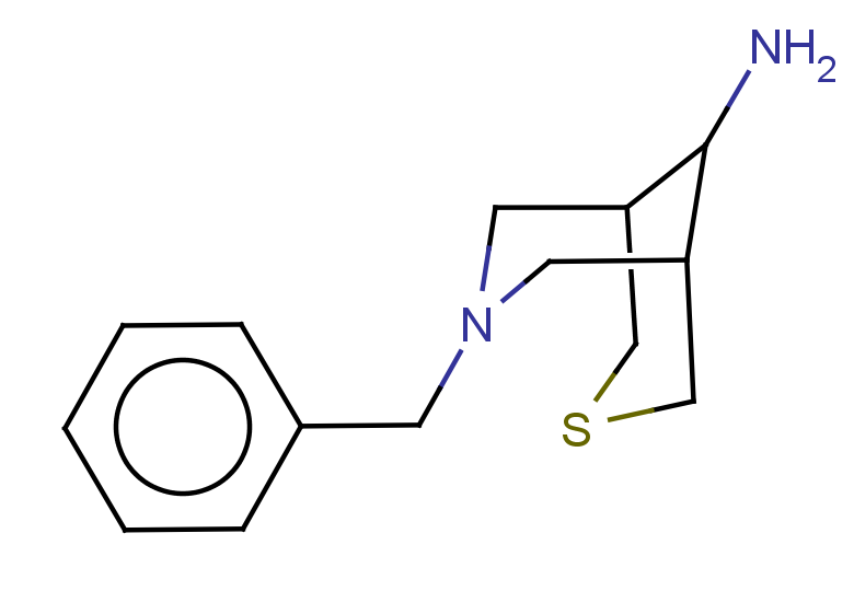 7-benzyl-3-thia-7-azabicyclo[3.3.1]nonan-9-amine