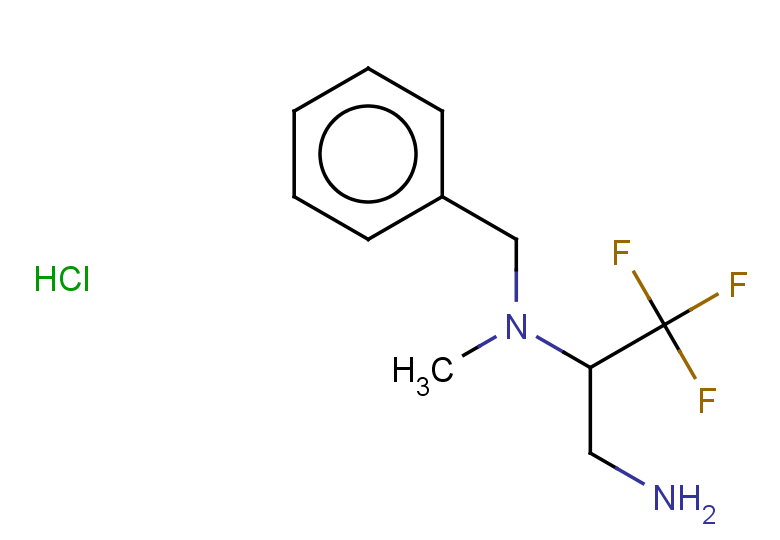 (3-amino-1,1,1-trifluoropropan-2-yl)(benzyl)methylamine hydrochloride