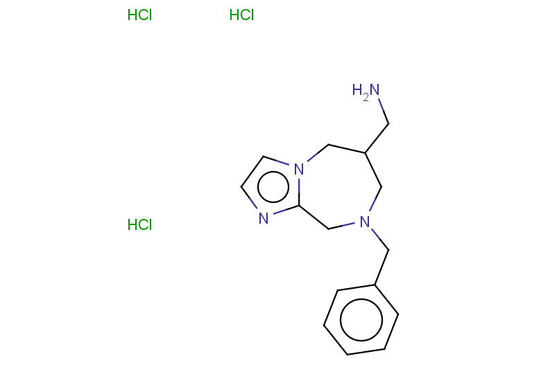 {8-benzyl-5H,6H,7H,8H,9H-imidazo[1,2-a][1,4]diazepin-6-yl}methanamine trihydrochloride