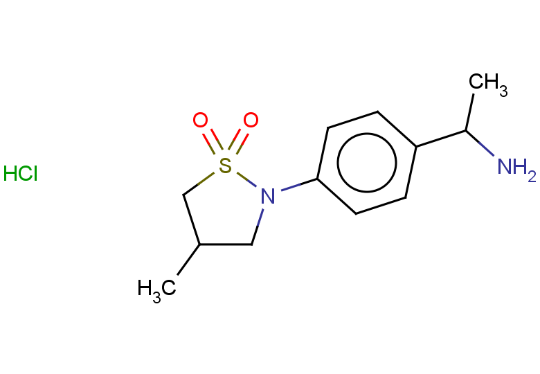 2-[4-(1-aminoethyl)phenyl]-4-methyl-1lambda6,2-thiazolidine-1,1-dione hydrochloride