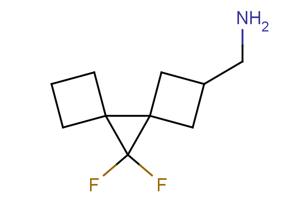 1-{9,9-difluorodispiro[3.0.3^{5}.1^{4}]nonan-2-yl}methanamine, Mixture of diastereomers