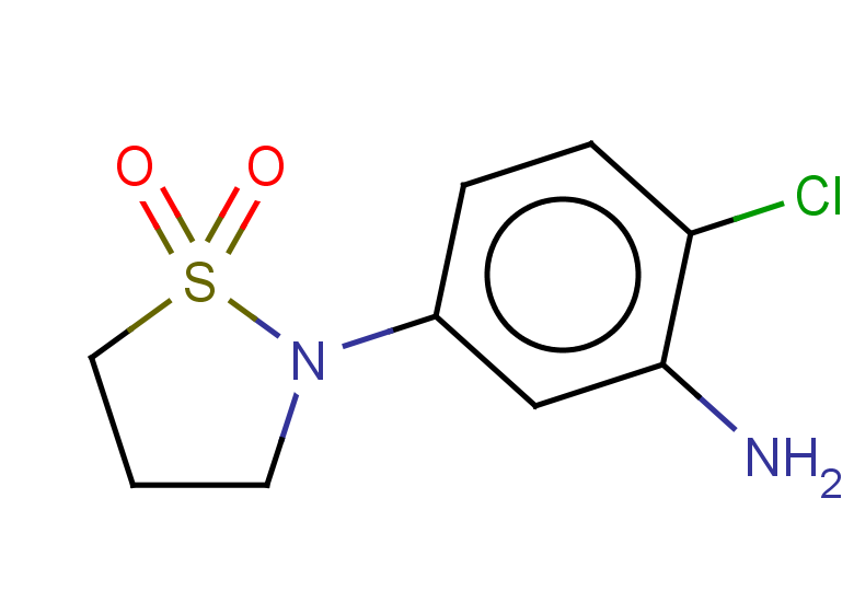 2-(3-amino-4-chlorophenyl)-1,2-thiazolidine-1,1-dione