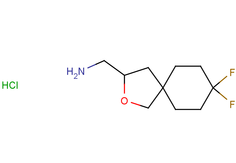 1-{8,8-difluoro-2-oxaspiro[4.5]decan-3-yl}methanamine hydrochloride